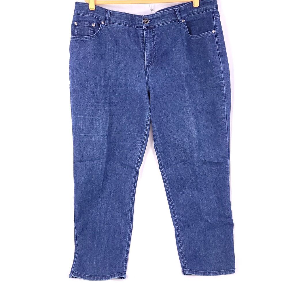 JMS Classic Fit Denim Jeans.  22W with studded pockets 30" inseam 44" waist